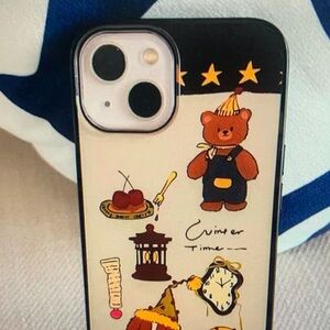 Case-Mate Bear Design Phone Case - Black and Gold